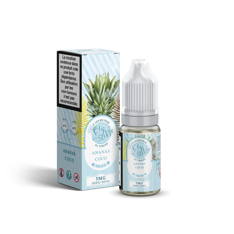 E-liquide Le Petit Verger Ananas Coco - 12MG