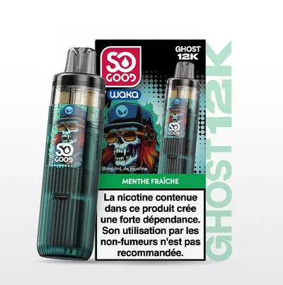 Puff So Good Ghost 12k Menthe Fraîche - 18 mg