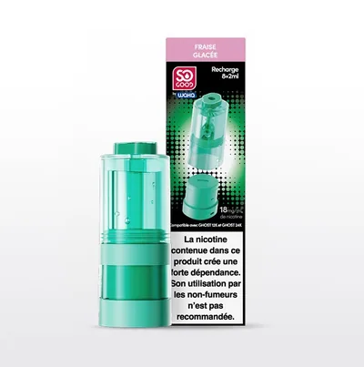 Recharge Puff Ghost 12K/24K Fraise Glacée - 18 mg