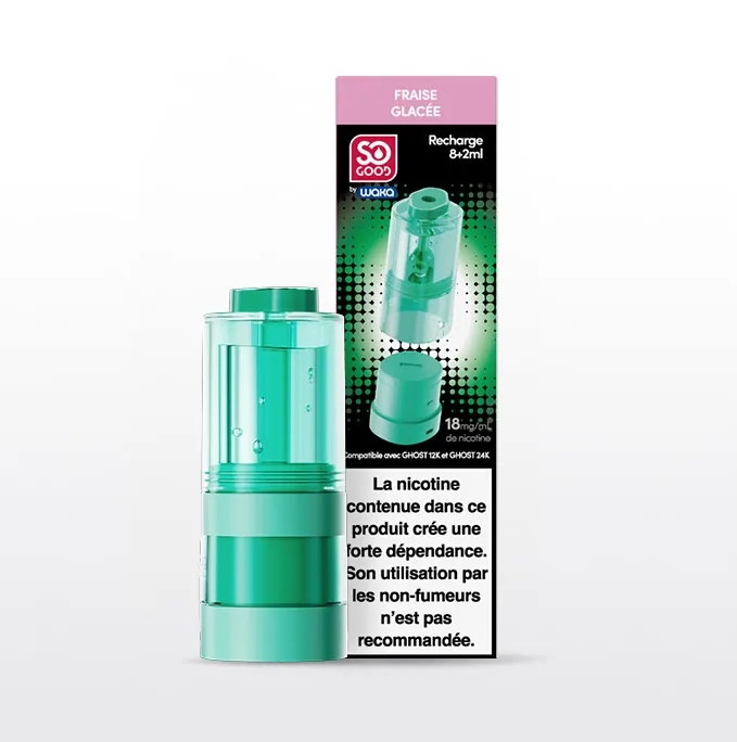 Recharge Puff Ghost 12K/24K Fraise Glacée - 18 mg