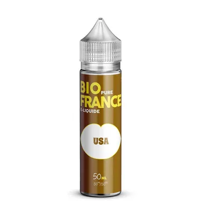 E-liquide USA 50ml - Bio Pure France - sans nicotine