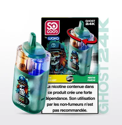 Puff So Good Ghost 24k Citron Vert et Menthe Fraîche - 18 mg
