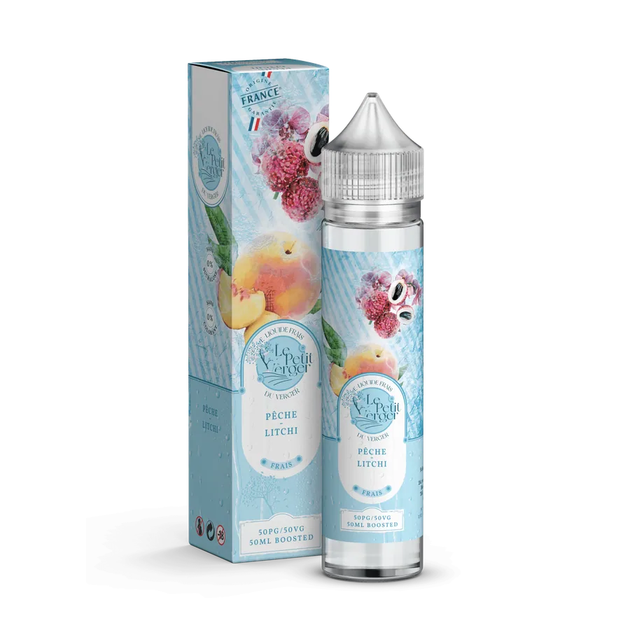 E-liquide Le Petit Verger Frais 50ml Pêche Litchi - sans nicotine
