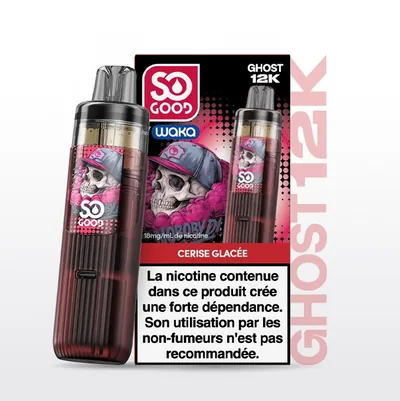 Puff So Good Ghost 12k Cerise Glacée - 18 mg