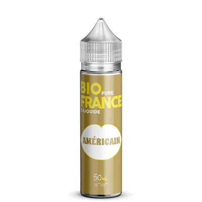 E-liquide Américain 50ml - Bio Pure France - sans nicotine