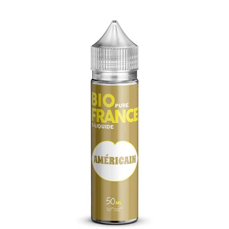 E-liquide Américain 50ml - Bio Pure France - sans nicotine