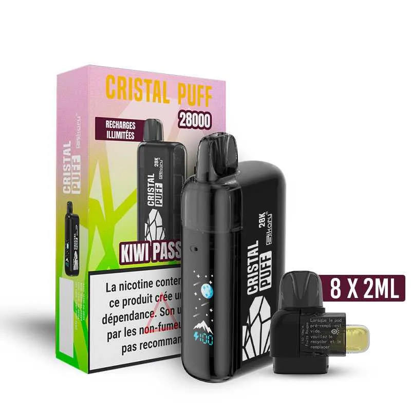 Cristal Puff 28K - Kiwi Passion - 20 mg