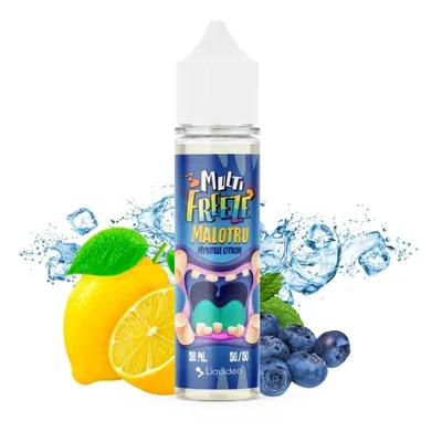 E-liquide Liquideo Malotru Myrtille Citron Multi Freeze 50ml - sans nicotine