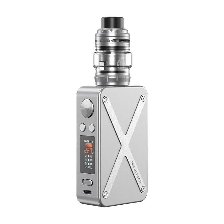 Kit eCigarette Revolto Aspire - Couleur : Full Chrome