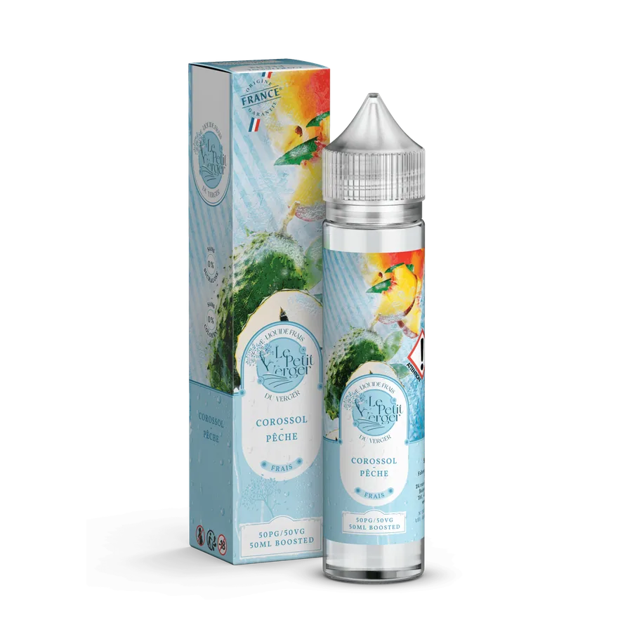 E-liquide Le Petit Verger Frais 50ml Corossol Peche - sans nicotine