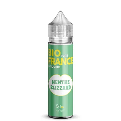 E-liquide Menthe Blizzard 50ml - Bio Pure France - sans nicotine