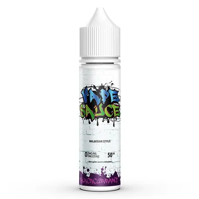 E-liquide Blackcurrant 50ml - Vape Sauce - sans nicotine
