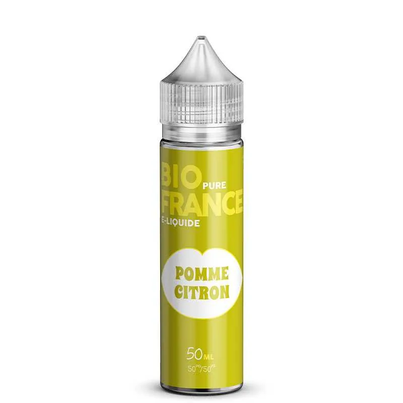 E-liquide Pomme Citron 50ml - Bio Pure France - sans nicotine