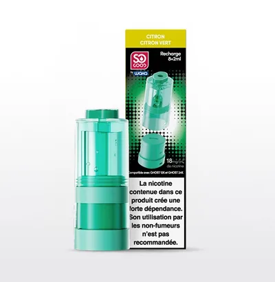 Recharge Puff Ghost 12K/24K Citron Citron Vert - 18 mg