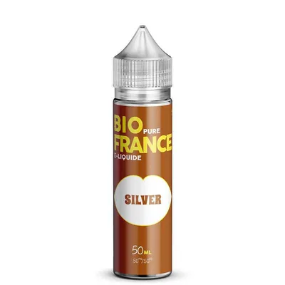 E-liquide Silver 50ml - Bio Pure France - sans nicotine
