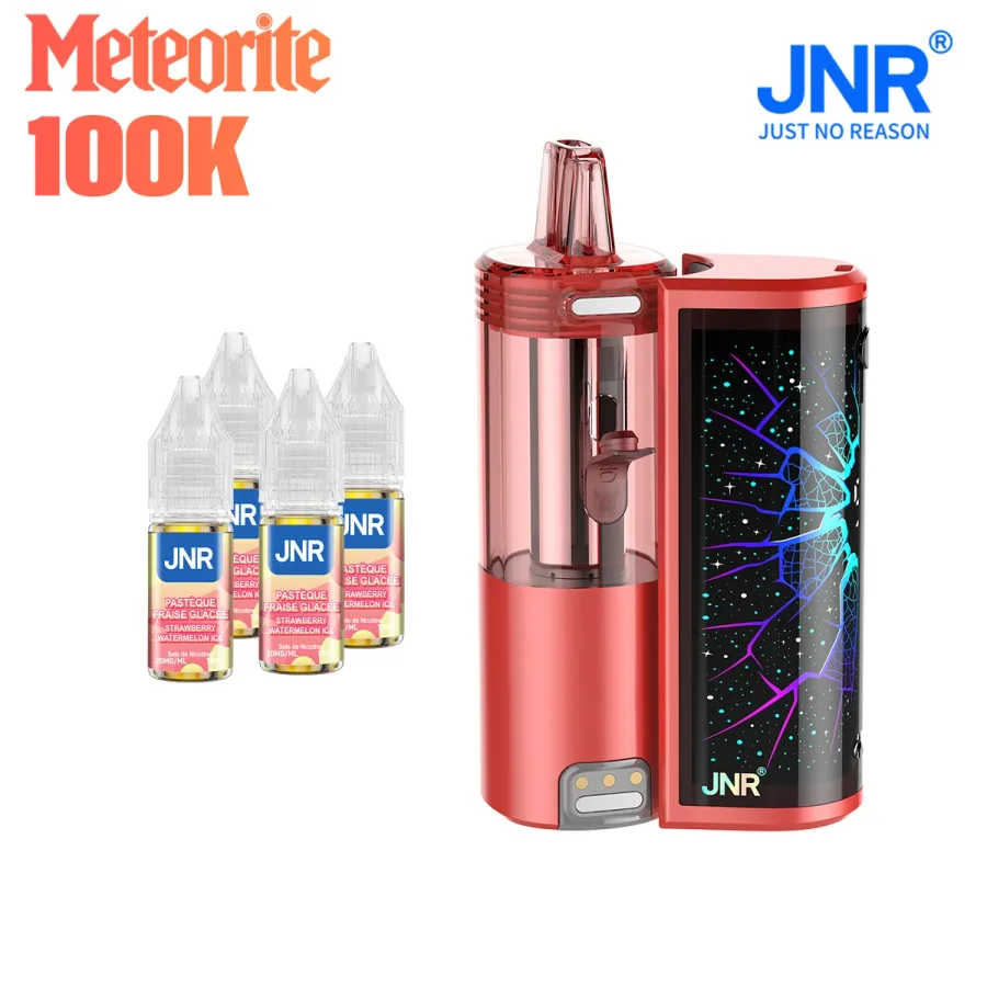 Puff JNR Météorite 100k Strawberry Watermelon Ice - sans nicotine